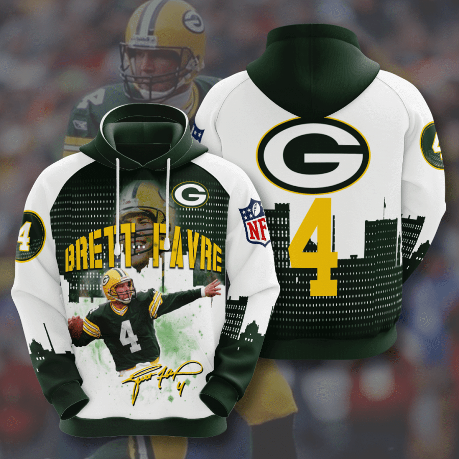 Brett Favre Green Bay Packers 3D Hoodie Sweatshirt For Fans Men Women All Over Printed Hoodie - 5c4219c47e1c Brett Favre Green Bay Packers 3D Hoodie Sweatshirt For Fans Men Women All Over Printed Hoodie - 5c4219c47e1c