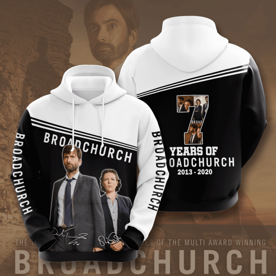 Broadchurch Movie Character Anniversary 7 Years 3D Hoodie For Men For Women Broadchurch Movie Character Anniversary 7 Years 3D Hoodie For Men For Women