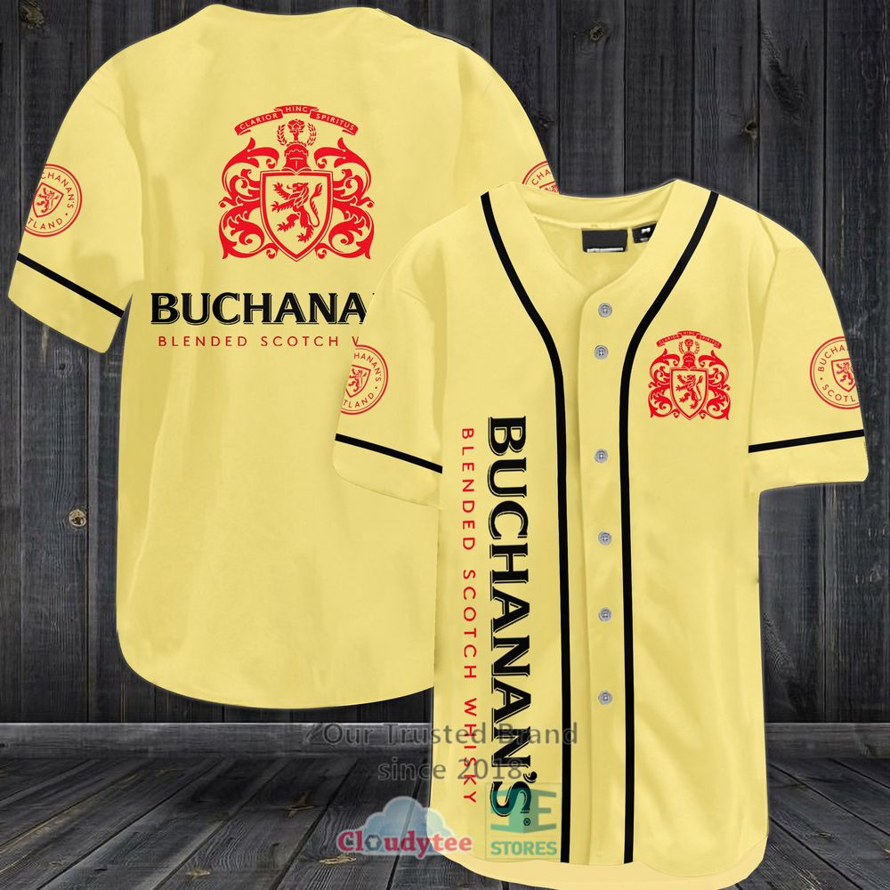 Buchanan’S Blended Scotch Whisky Baseball Jersey Shirt Buchanan’S Blended Scotch Whisky Baseball Jersey Shirt