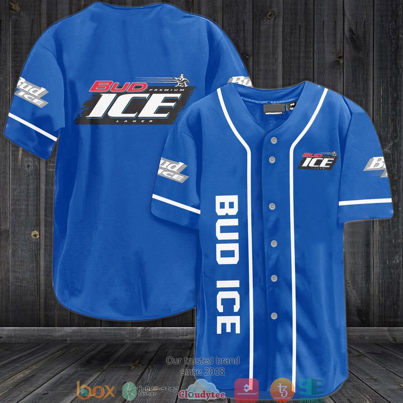 Bud Ice Beer Baseball Jersey Bud Ice Beer Baseball Jersey