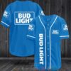 Bud Light Blue Baseball Jersey