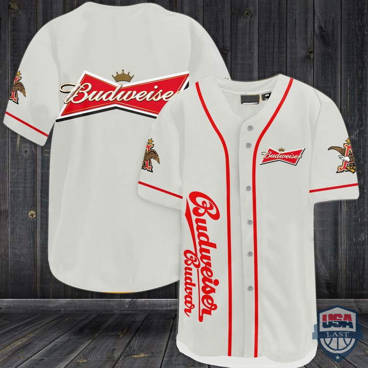 Budweiser Budvar Baseball Jersey Budweiser Budvar Baseball Jersey