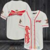 Budweiser Budvar White Baseball Jersey