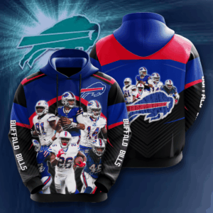 Buffalo Bills 3D Hoodie - ccb87e780e63