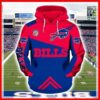 Buffalo Bills Football Graphic Printed 3D Hoodie All Over Print - 98e5d8336f7b