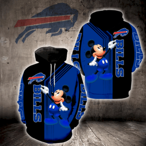 Buffalo Bills Mickey Mouse All Over Print 3D Hoodie For Men And Women - 98b9d3872c6e
