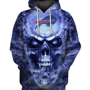 Buffalo Bills Nfl Football Skull Hoodie All Over Print 3D Hoodie 3D Sweatshirt Clothing Hoodie20951 - 912fa9ee7f09