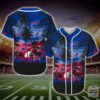 Buffalo Bills Nfl Palm Tree Baseball Jersey