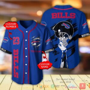Buffalo Bills Nfl Personalized Baseball Jersey Shirt