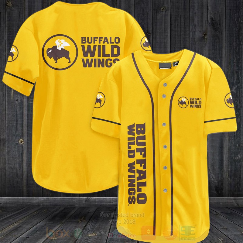 Buffalo Wild Wings Baseball Jersey Shirt Buffalo Wild Wings Baseball Jersey Shirt
