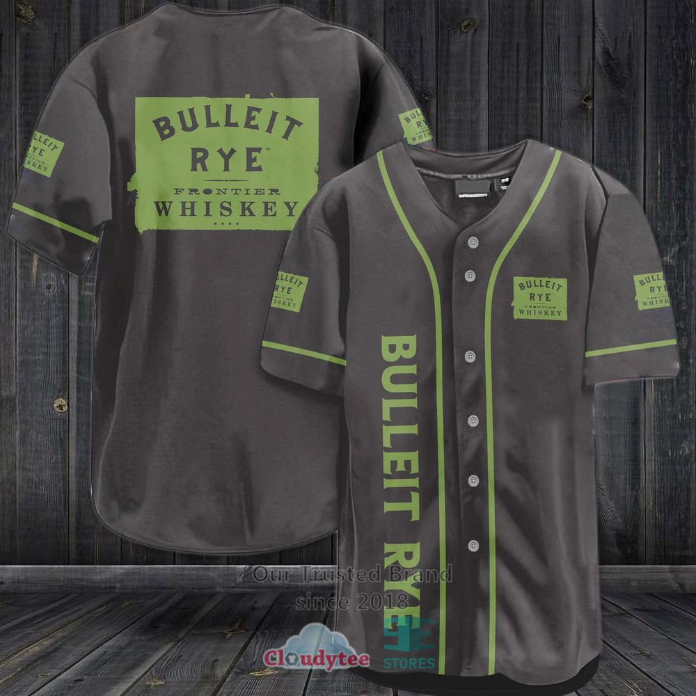 Bulleit Rye Whiskey Baseball Jersey Shirt Bulleit Rye Whiskey Baseball Jersey Shirt