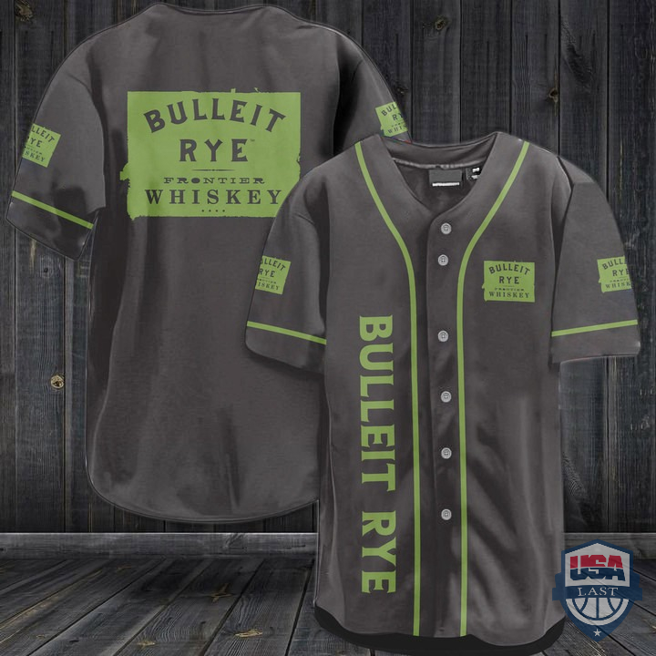 Bulleit Rye Whiskey Baseball Jersey Shirt Bulleit Rye Whiskey Baseball Jersey Shirt