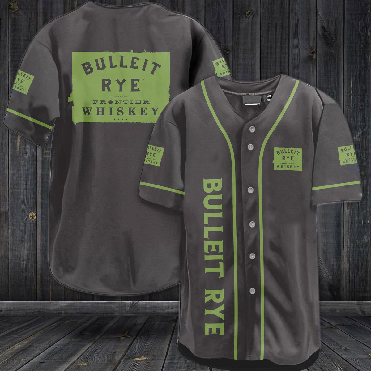 Bulleit Rye Whiskey Baseball Jersey Bulleit Rye Whiskey Baseball Jersey