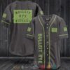 Bulleit Rye Whiskey Grey Green Baseball Jersey