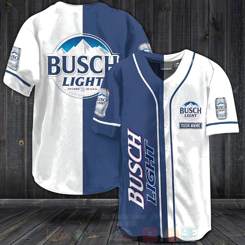 Busch Light Baseball Jersey Shirt Busch Light Baseball Jersey Shirt