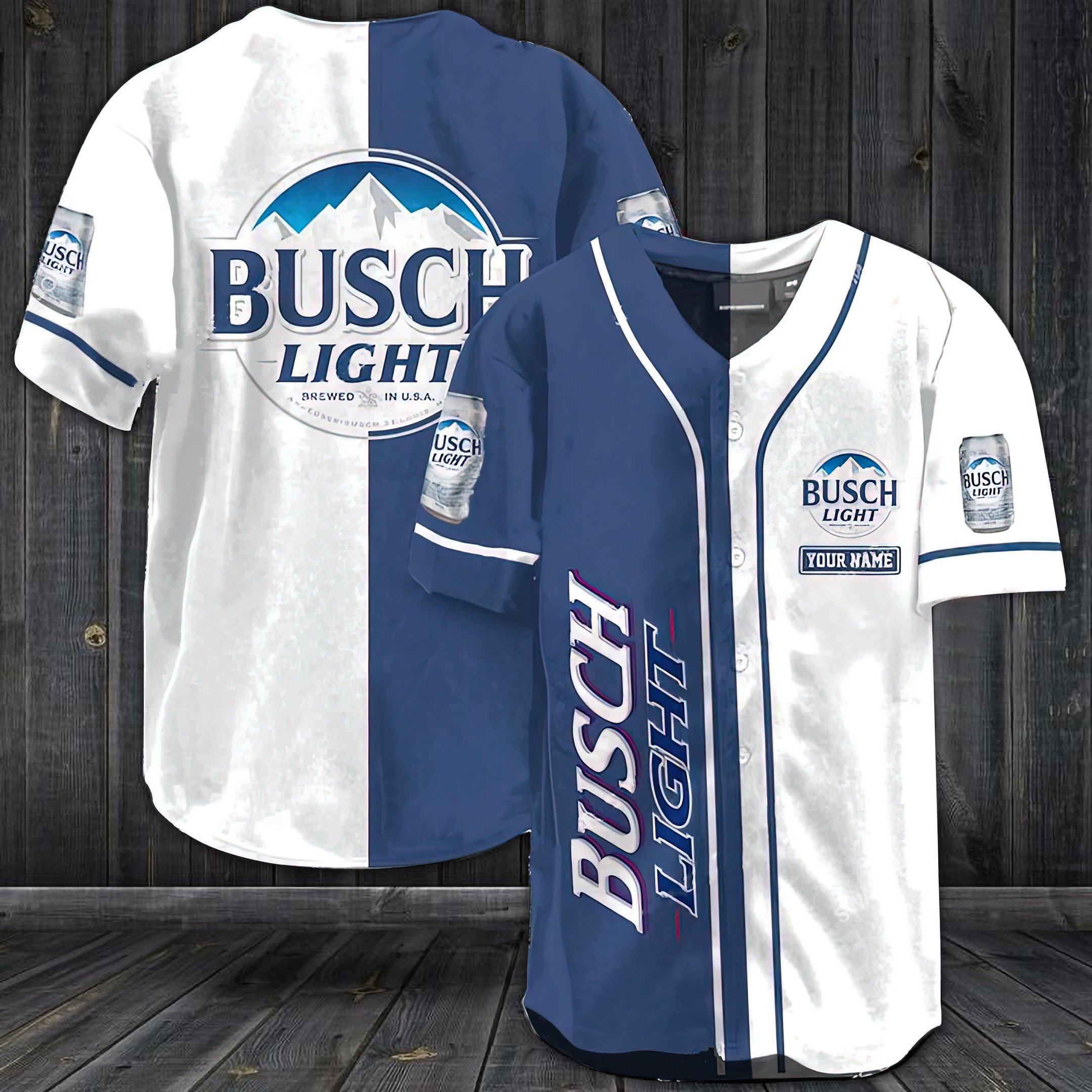 Busch Light Baseball Jersey Busch Light Baseball Jersey