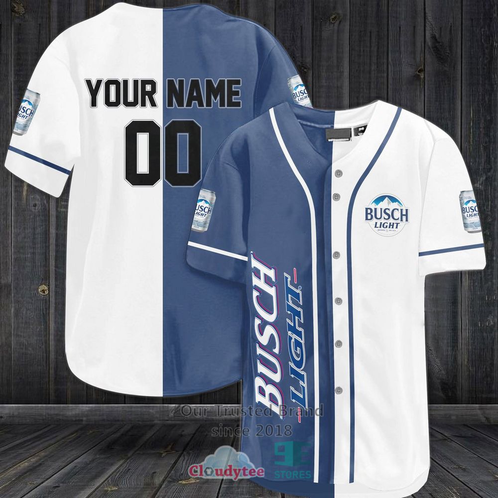 Busch Light Personalized Baseball Jersey Shirt Busch Light Personalized Baseball Jersey Shirt