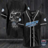 Busch Light Skull Baseball Jersey Shirt