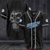Busch Light Skull Black Baseball Jersey