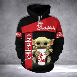 CHICK FILL A BABY YODA 3D Hoodie All Over Printed Hoodie - 8a3d7dde7b2c