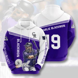 COLORADO ROCKIES Charlie Blackmon 3D Hoodie For Men For Women - d334c281fa20