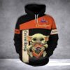 CROW ROYAL BABY YODA 3D Hoodie All Over Printed Hoodie - 5f9d06fac510