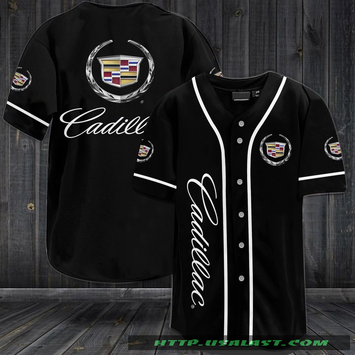 Cadillac Baseball Jersey Shirt Cadillac Baseball Jersey Shirt