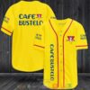 Cafe Bustelo Yellow Baseball Jersey