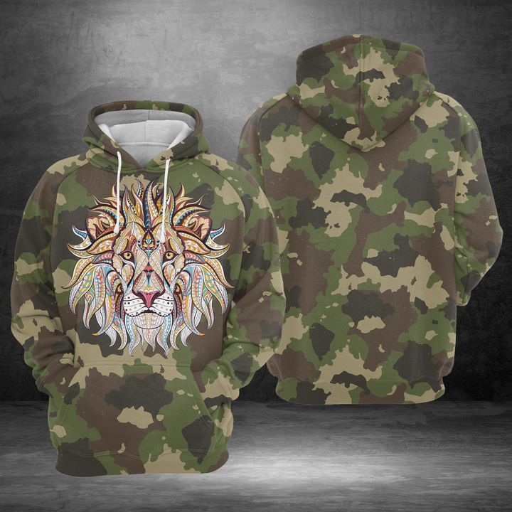 Camo Lion 3D Printed Hoodie/Zipper Hoodie - 58d47cb32a39 Camo Lion 3D Printed Hoodie/Zipper Hoodie - 58d47cb32a39