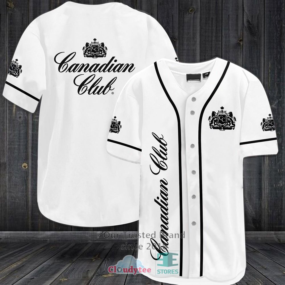 Canadian Club Baseball Jersey Shirt Canadian Club Baseball Jersey Shirt