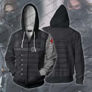 Captain America 3D Hoodie For Men Women All Over 3D Printed Hoodie ï¿½ Bucky Winter Soldier Jacket - aafe39c4a19a