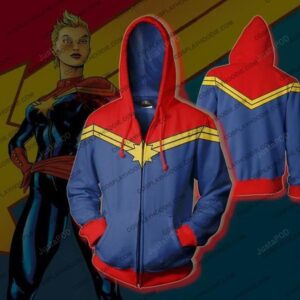 Captain America 3D Hoodie For Men Women All Over 3D Printed Hoodie ï¿½ Ms.Marvel Jacket - 4c886c94ddea