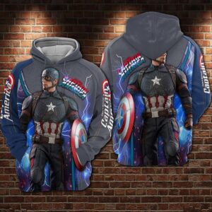 Captain America Marvel Cinematic Universe 3d Hoodie For Men For Women Captain America All Over Printed Hoodie. Captain America 3d Shirt - 09808a38eb1d