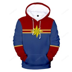Captain Marvel 3D Hoodie For Men Women All Over 3D Printed Hoodie ï¿½ Carol Danvers Pullover 3D Hoodie For Men Women All Over 3D Printed Hoodie CSOS906 - 1e89560deee7