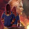 Captain Marvel Cosplay Costume Carol Danvers 2019 Superhero 3D Hoodie For Men Women All Over 3D Printed Hoodie Halloween Costumes Ms. Marvel Jacket Cosplay - f231e0bf288a