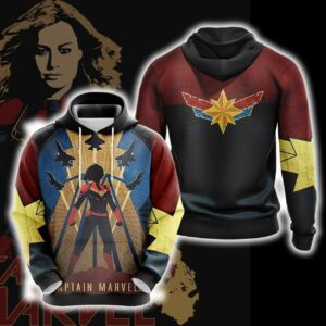 Captain Marvel  Unisex 3D Hoodie All Over Print Hoodie1670 - 3198d0ff789a