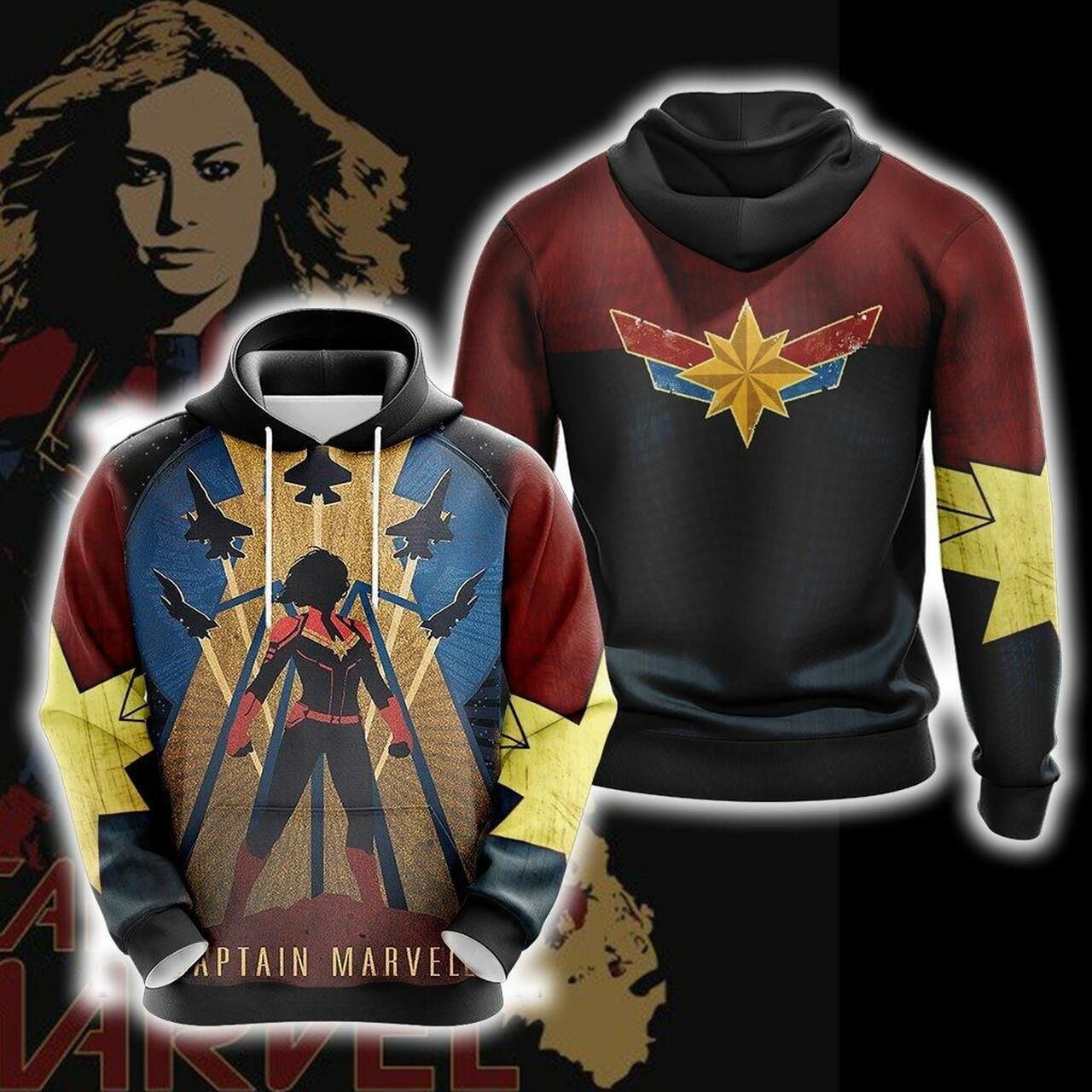 Captain Marvel Unisex 3D Hoodie All Over Print Hoodie1670 - 3198d0ff789a Captain Marvel Unisex 3D Hoodie All Over Print Hoodie1670 - 3198d0ff789a