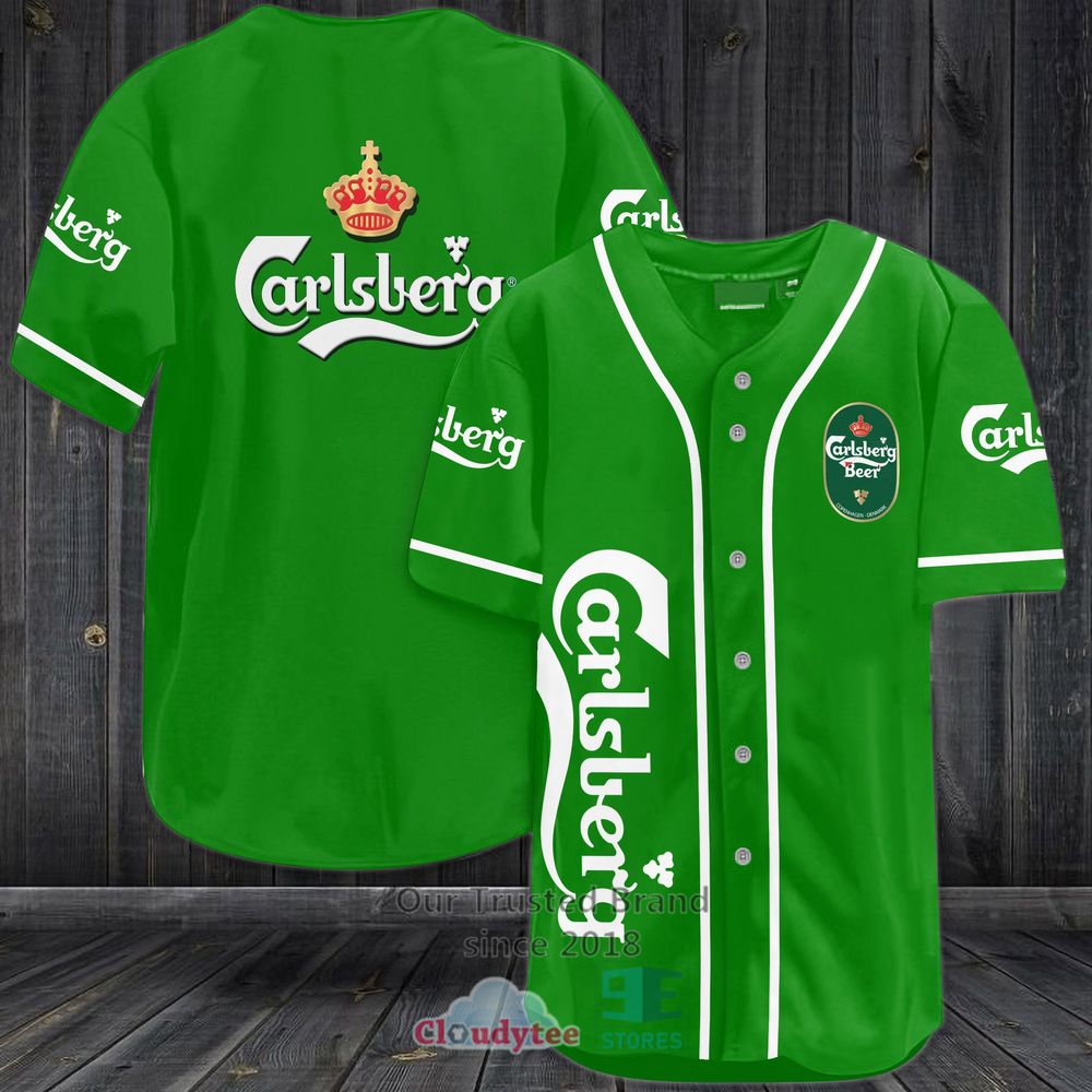 Carlsberg Baseball Jersey Shirt Carlsberg Baseball Jersey Shirt