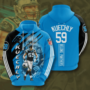 Carolina Panthers Luke Kuechly 3D Hoodie For Men For Women - ccf5bb100a36