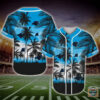 Carolina Panthers Nfl Palm Tree Baseball Jersey