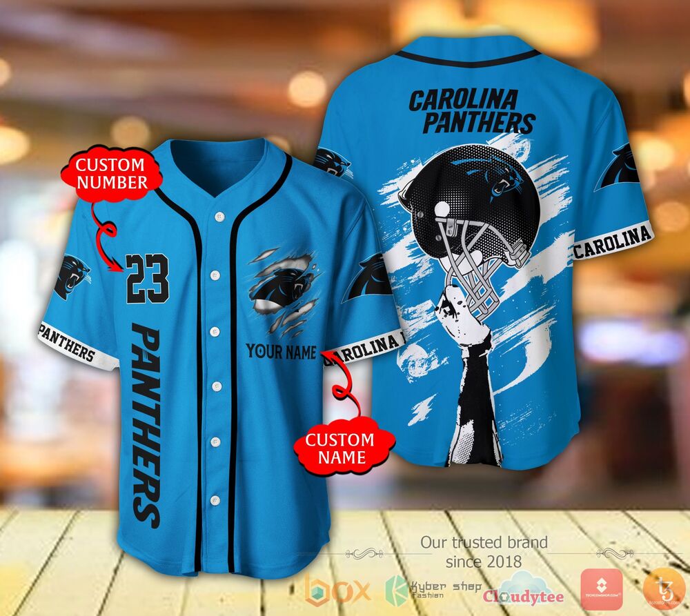 Carolina Panthers Nfl Personalized Baseball Jersey Shirt Carolina Panthers Nfl Personalized Baseball Jersey Shirt