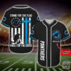 Carolina Panthers Stand For The Flag Kneel For The Cross Baseball Jersey Shirt
