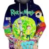 Cartoon Animated Sitcom Rick And Morty Pullover And Zippered Hoodies Custom 3D Graphic Printed 3D Hoodie All Over Print Hoodie For Men For Women - 9198f67ca08d