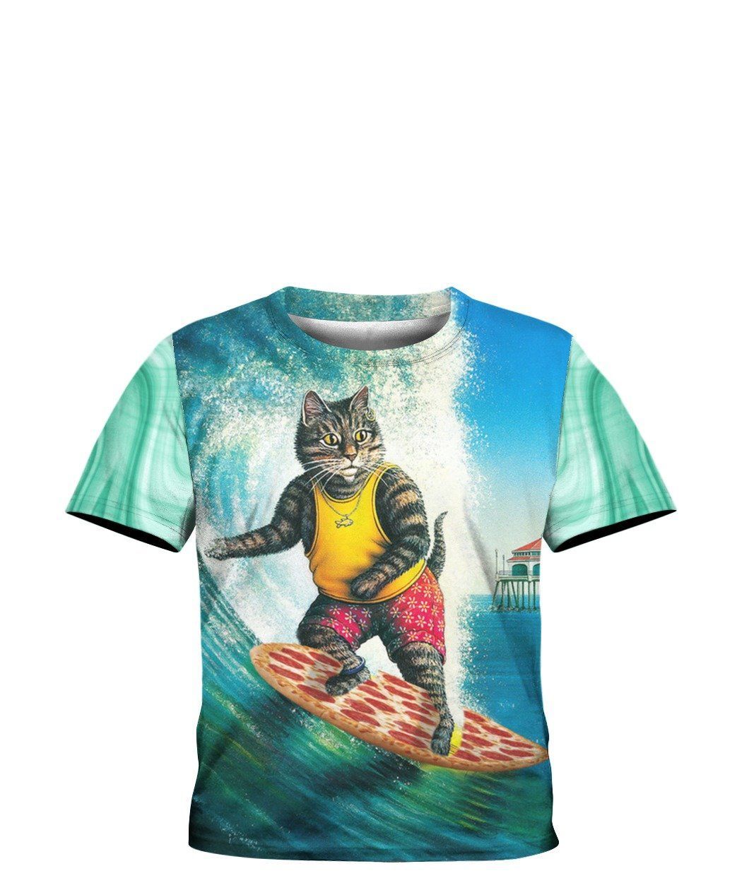 Cat Surfing By Pizza 3D Jip 3D Hoodie For Men Women All Over 3D Printed Hoodie - db3928cfc421 Cat Surfing By Pizza 3D Jip 3D Hoodie For Men Women All Over 3D Printed Hoodie - db3928cfc421