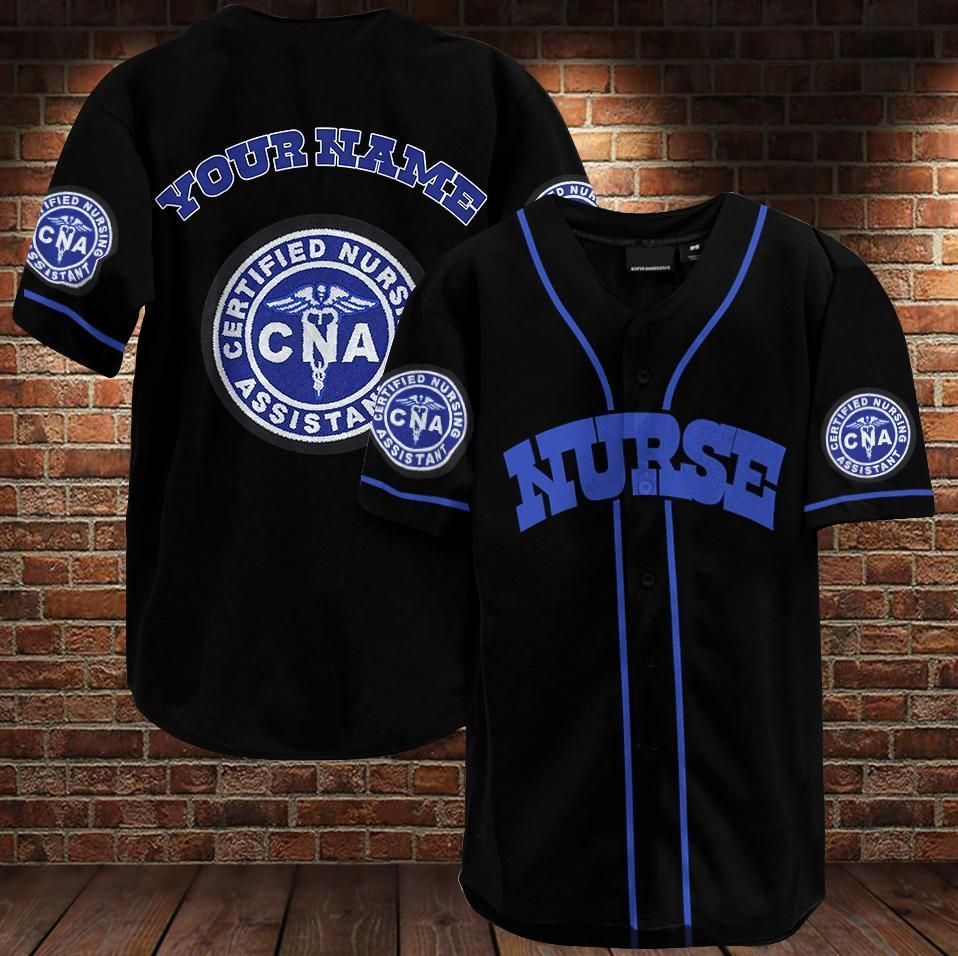 Certified Nurse Assistant Custom Name Baseball Jersey Certified Nurse Assistant Custom Name Baseball Jersey