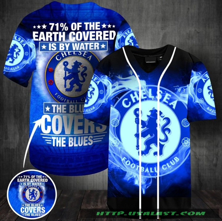 Chelsea Fc The Blues Covers The Blues Baseball Jersey Shirt Chelsea Fc The Blues Covers The Blues Baseball Jersey Shirt