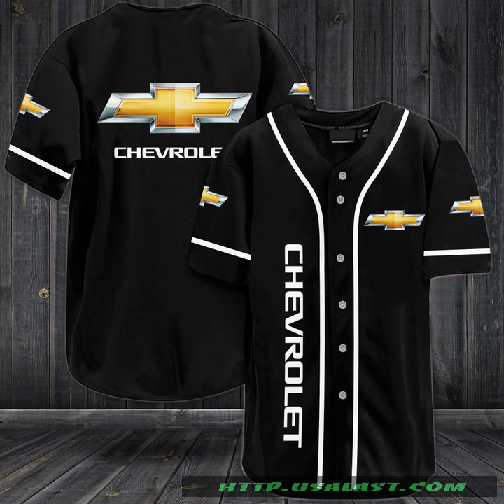 Chevrolet Baseball Jersey Shirt Chevrolet Baseball Jersey Shirt