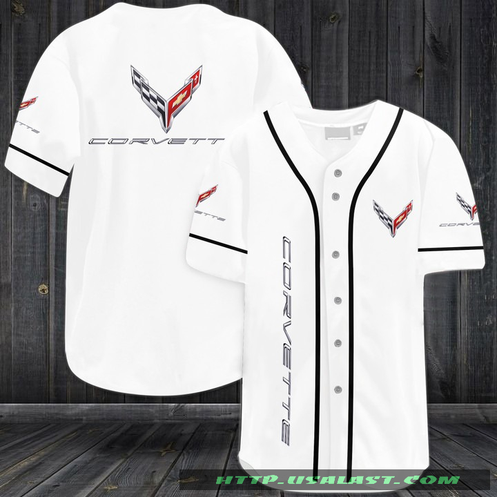 Chevrolet Corvette Baseball Jersey Shirt Chevrolet Corvette Baseball Jersey Shirt