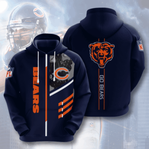 Chicago Bears 3D Hoodie - 037fa92150c8