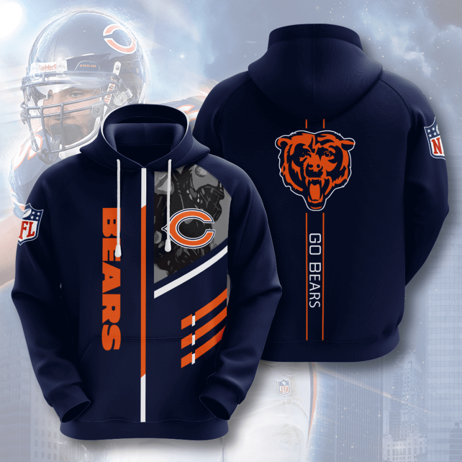 Chicago Bears 3D Hoodie - 037fa92150c8 Chicago Bears 3D Hoodie - 037fa92150c8